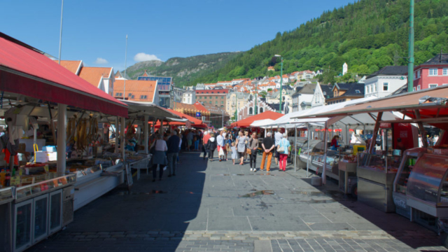 Bergen, mercato del pesce